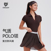 科里芙运动上衣女网球polo衫晨跑步透气健身短袖夏季羽毛球训练服 商品缩略图3