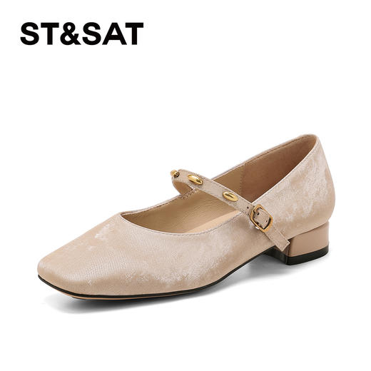 星期六26春新款优雅法式气质玛丽珍SSE1111C9M 商品图11