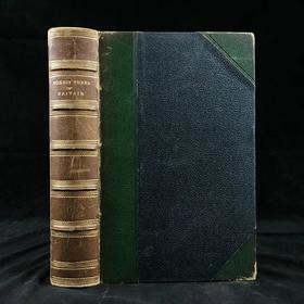 1886年 英国森林树木图鉴 百余幅插图 漆布精装32开