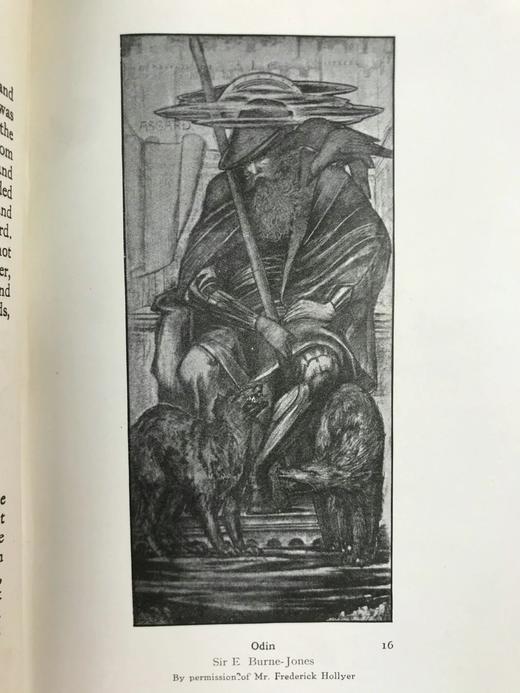 含藏书票！1922年 北欧神话 数十幅插图 漆布精装大32开 商品图10