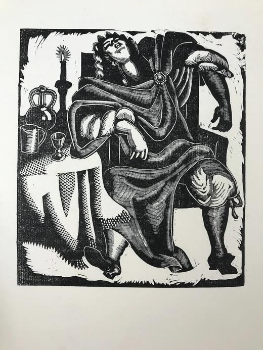 限量350册 1927年 哈利法克斯侯爵《淑女的新年礼物（给女儿的箴言）》 塞恩斯伯里木版画插图 布面精装大16开 商品图5