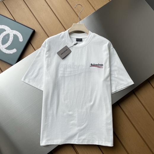 点此购买 巴黎世家春夏季男女款经典圆领宽松短袖T恤 md 340711 商品图1