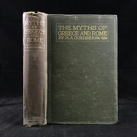 含藏书票！1920年 希腊与罗马神话 数十幅插图 漆布精装大32开