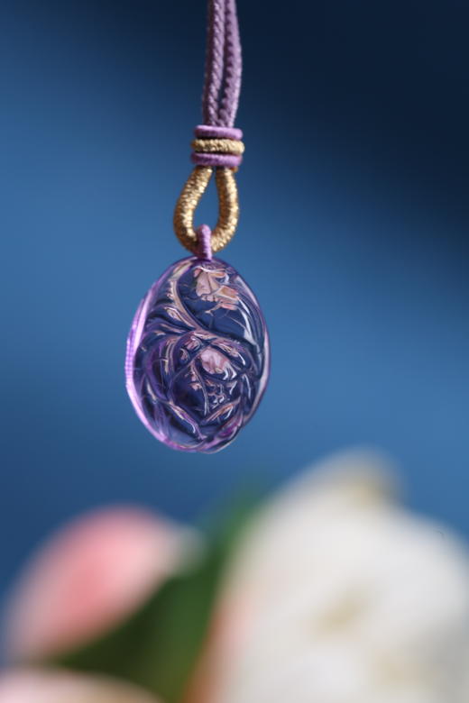 迷罗元和堂 | 紫水晶精品 透体吊坠【器悟雅玩】 商品图7