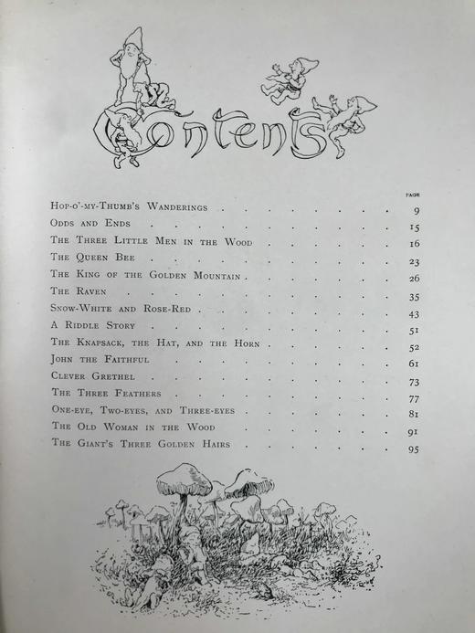约1900-1910年代 小拇指及其他格林童话 配精美彩色插图 精装18开 商品图5