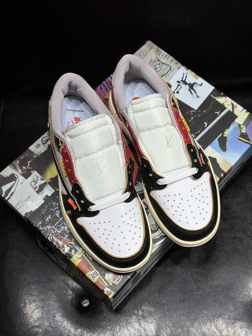 秋冬特惠💰430 公司级 Air Jordan 1 Low 防滑 低帮 倒钩联名款 商品图2