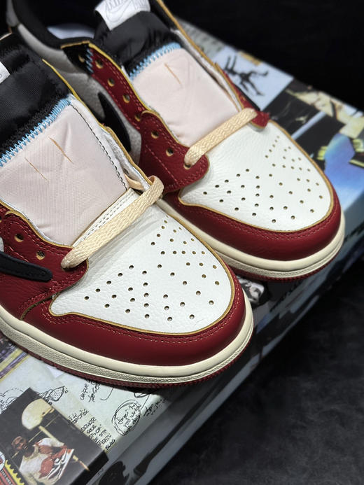 秋冬特惠💰430 公司级 Air Jordan 1 Low 防滑 低帮 倒钩联名款 商品图7