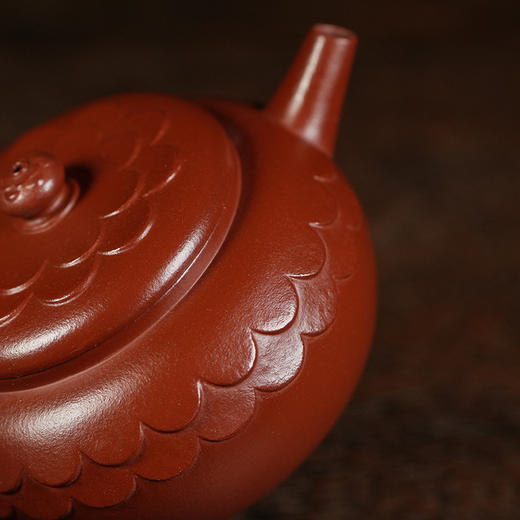 龙德堂陶艺 汤宣武 作品《金鳞》原矿大红袍 140cc 库存请咨询客服 商品图3