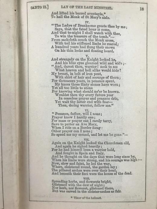 约19世纪后期 司各特诗集 配骑士群像版画插图 漆布精装64开 商品图13