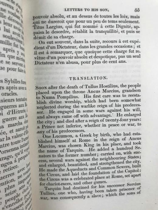含藏书票！1827年 切斯特菲尔德伯爵书信集（全3卷） 真皮精装64开 商品图4