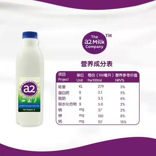 【每周二、周四发货 澳洲空运航班 顺丰冷链 不支持七天无理由】澳洲a2全脂低脂鲜奶A2β酪蛋白学生孕妇鲜牛奶巴氏杀菌进口早餐奶 商品图1