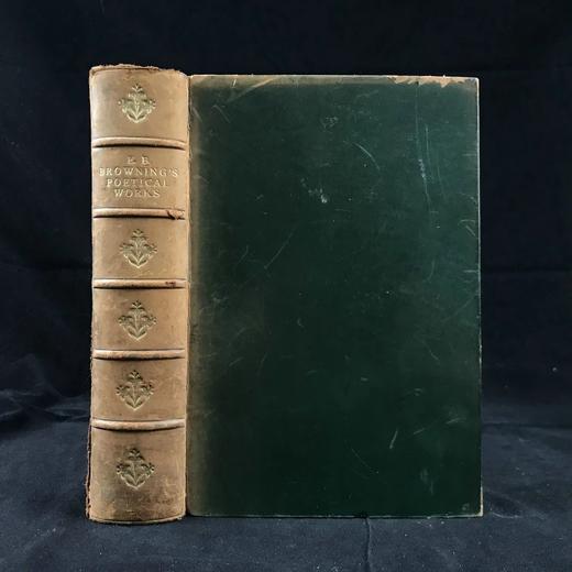 1904年 伊丽莎白·布朗宁诗集 全真皮精装32开 商品图0