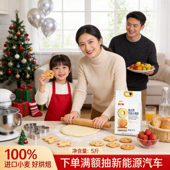 金龙鱼 面粉 高筋粉 烘焙原料 面包用小面粉 1斤*3 100%进口小麦 /粮油调味 /面粉 /专用粉 商品图6