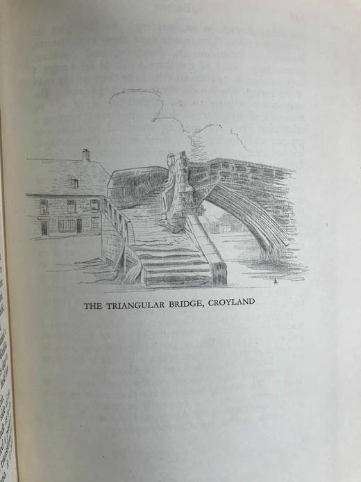1930年 波士顿历史文化小记 13幅铅笔速写插图 漆布精装32开 商品图4