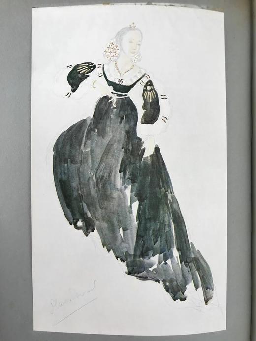 插图家签名本！1936年 莎士比亚《罗密欧与朱丽叶》 奥利弗·梅塞尔彩色手工贴图 精装大16开 商品图7