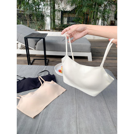 <曾小咸推荐>纯色无痕内衣短款长款吊带 商品图3