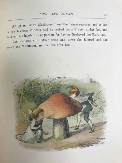 约19世纪末 安德鲁·朗格《无名公主：仙境传奇》 理查德·道尔彩色插图 布脊精装18开 商品图7