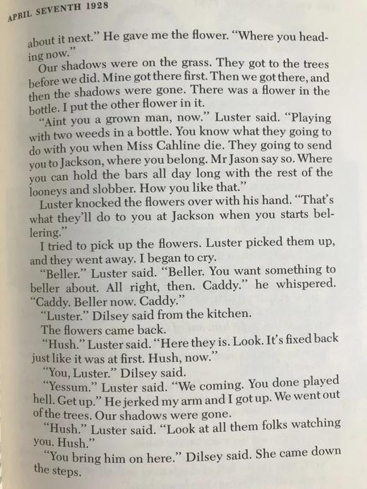 福克纳《喧哗与骚动》 约6幅插图 精装大32开 商品图12