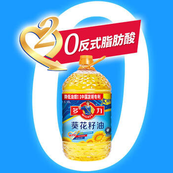 多力葵花籽油6.18L一级物理压榨 家用食用油 /粮油调味 /食用油 /葵花籽油 商品图1