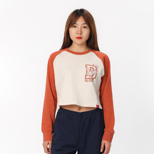 Dickies卫衣 女式印花短款插肩袖毛圈布舒适圆领卫衣 DK0A87CM 商品图5