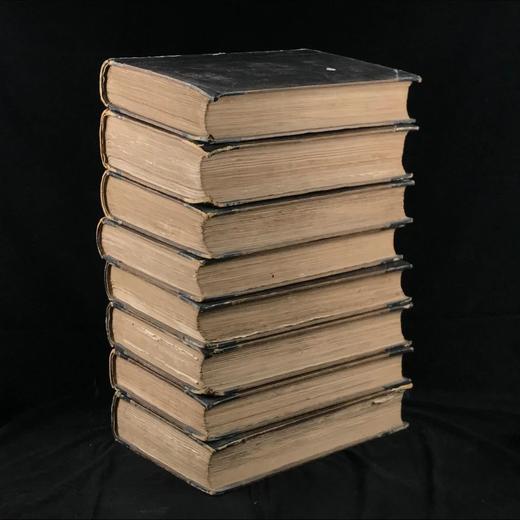 39*27cm！1846年 英国威尔士国教建筑图史（全8卷） 约240幅原品版画（含大量对开插图） 真皮精装 商品图1