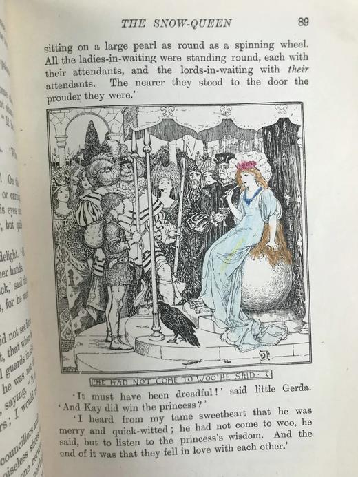 1922年 安德鲁·朗格《粉色童话书》 数十幅精美插图 漆布精装32开 商品图12