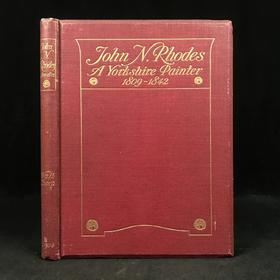 限量400册 1904年 约翰·罗德斯画集 19幅插图 漆布精装16开