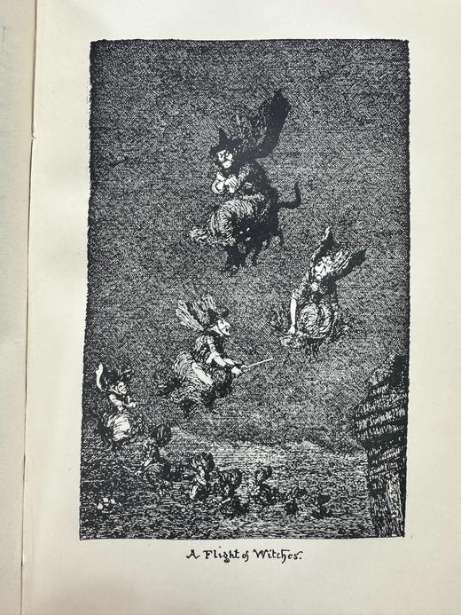 1923年 英格兰西部民间传奇 克鲁克香克2幅插图 漆布精装32开 商品图6