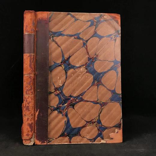 约19世纪中后期 亨利·恩格勒菲尔德古典希腊花瓶藏品图集 39页版画插图 皮脊精装16开 商品图0