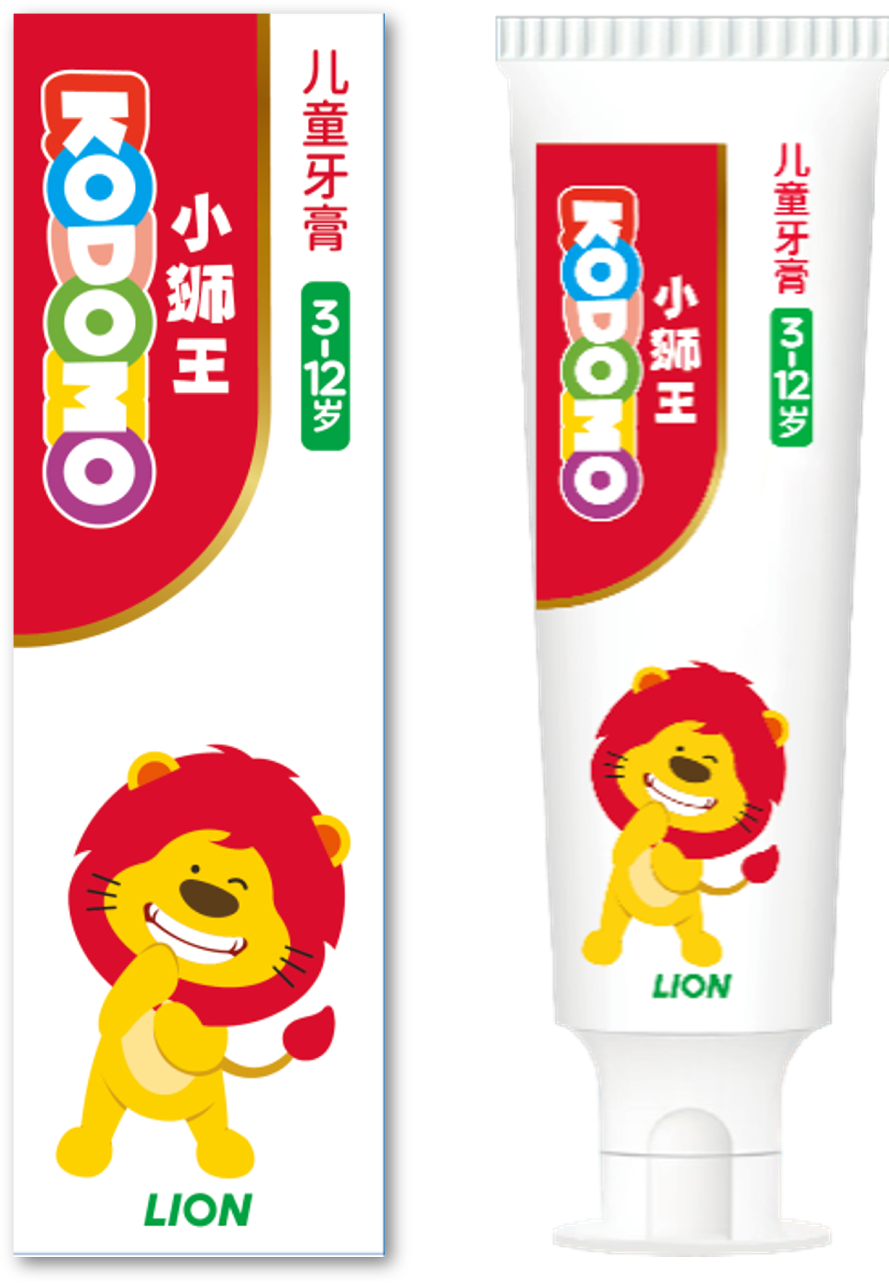 【临期品】P05021 小狮王木糖醇儿童牙膏(3-12岁)桔子味