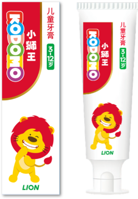 【临期品】P05021 小狮王木糖醇儿童牙膏(3-12岁)桔子味