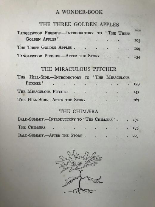 约20世纪早期 霍桑《神奇故事集》 鬼才拉克姆24幅手工贴图 漆布精装16开 商品图4