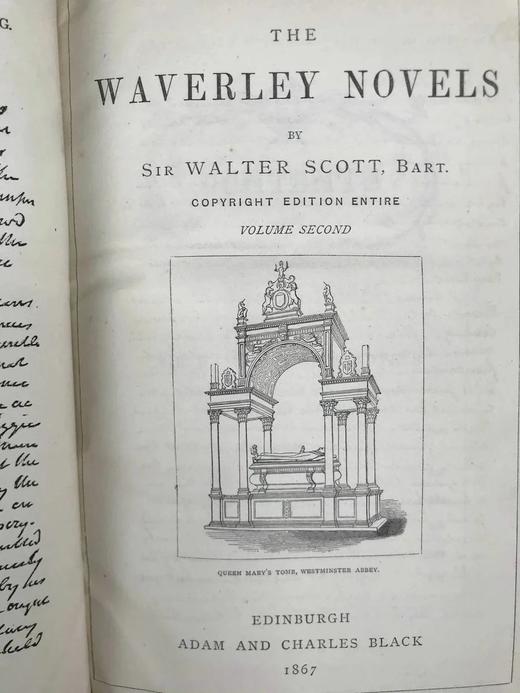 1867-1868年 司各特《威弗利小说集》（全4卷） 真皮精装大32开 商品图7