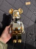 400%型号      深圳原厂正品，b品。   闲鱼最低300多！！（空山基 x Bearbrick 未来米奇金银电镀款） 商品缩略图3