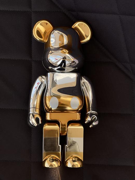 400%型号      深圳原厂正品，b品。   闲鱼最低300多！！（空山基 x Bearbrick 未来米奇金银电镀款） 商品图8