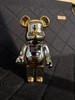 400%型号      深圳原厂正品，b品。   闲鱼最低300多！！（空山基 x Bearbrick 未来米奇金银电镀款） 商品缩略图2