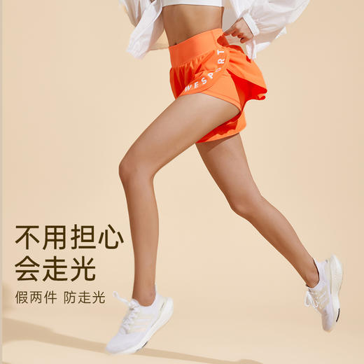 【SW速惟】印花健身跑步透气速干宽松短裤6678 商品图0