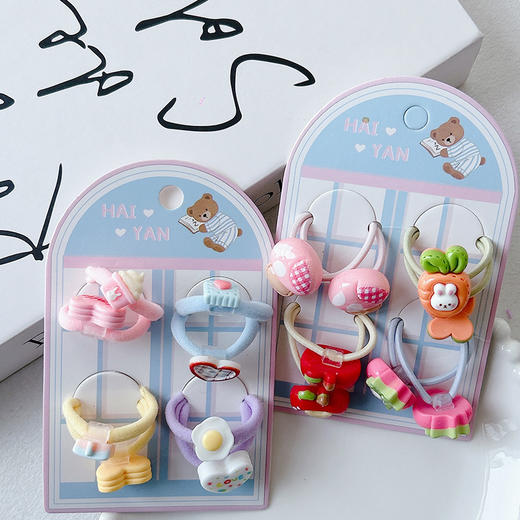 卡通配件8根RT卡装皮筋-纪念日百货门店同款169248458 商品图1