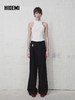 HIDEMI 绵羊毛经典立裁褶裥显瘦阔腿西裤长裤 商品缩略图2
