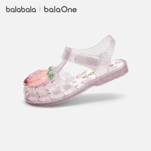 【balaOne】巴拉巴拉童鞋儿童休闲鞋女童2026夏新款透气果冻凉鞋 商品图0