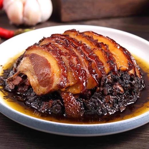 【一蒸到位❗️梅菜扣肉】色泽诱人，增进食欲，肉质香软，肉肥而不腻，170g外卖预制菜湘菜速食料理包快餐半成品菜QQ 商品图2