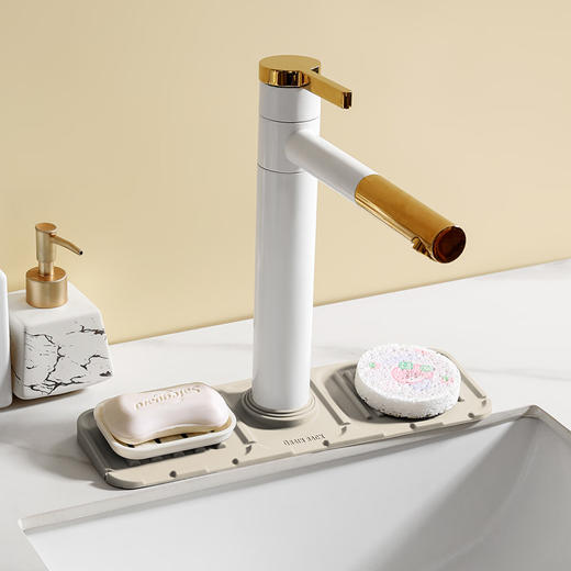 NITORI宜得利家居 硅胶水龙头沥水垫 RH709 BE 商品图0