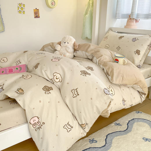 水漾家纺-宿舍全棉印花学生三件套 商品图7
