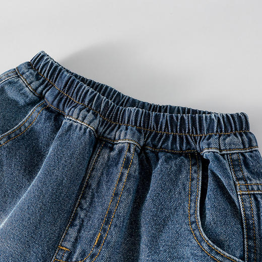 【软牛仔裤】棉花堂牛仔长裤  软牛仔  柔软舒适   挺阔有型  百搭 时尚  FD61115 商品图7