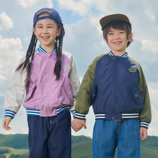 【户外棒球外套】棉花堂梭织棒球外套 4级防水  防风   防污 A类  FA52004YX 商品图7