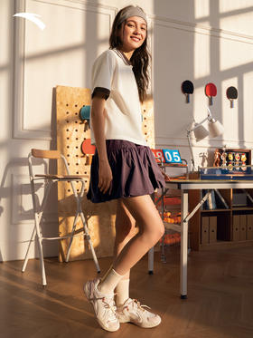 安踏可丽OUTDOOR丨薄底轻质休闲鞋女春季新款潮流运动鞋122628885