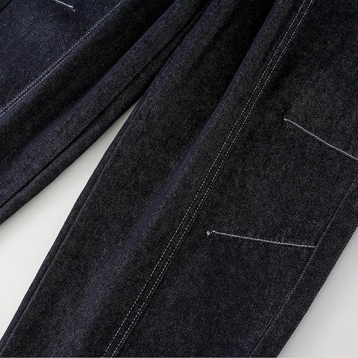 【牛仔长裤】棉花堂  牛仔长裤  活性染色  防褪色  耐磨  FD61107-1 商品图8