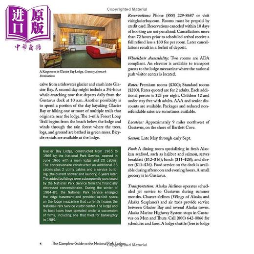 预售 【中商原版】国家公园木屋完全指南 The Complete Guide to the National Park Lodges 英文原版 David L Scott 商品图3