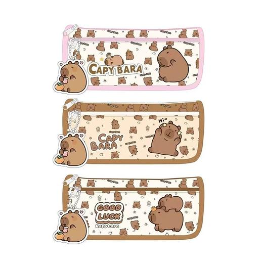 【文具】热速双层拉链笔袋卡皮RS5020（颜色请备注） 商品图0