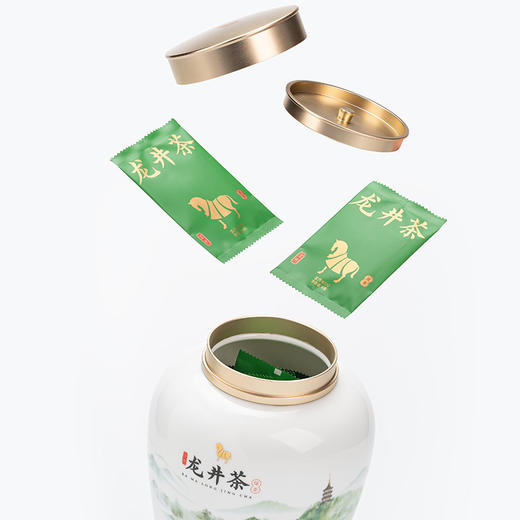 【2026年春茶】八马茶业丨茗作4000·龙井茶绿茶茶叶240g 商品图4